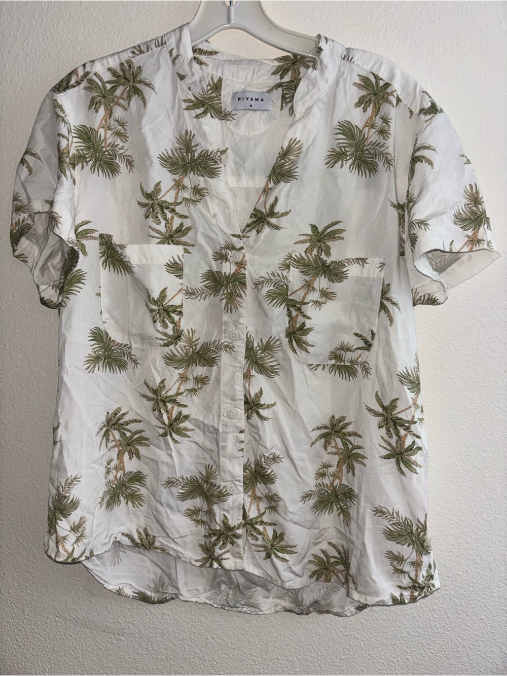 Piyama Maggie Pajama Set
Vintage Palm Tree Olive M - Picture 6 of 7